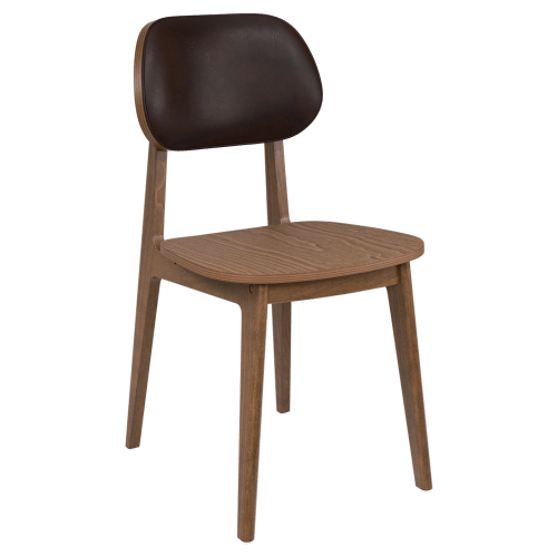 Gisselle Wood Chair with Padded Back
