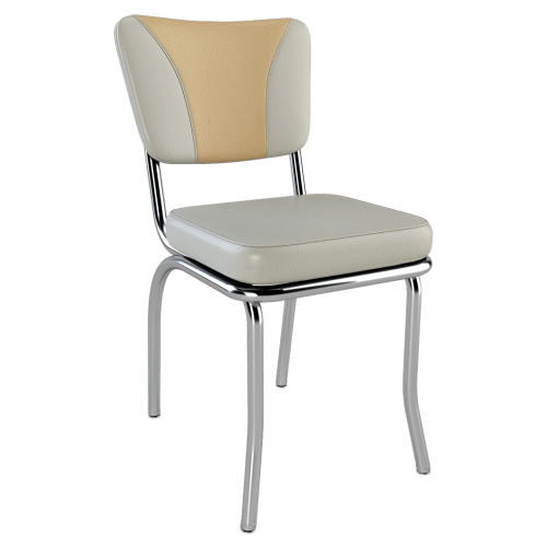 American V Shape Metal Diner Chair