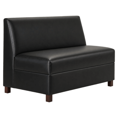 Hudson Modular Booth with Wood Legs