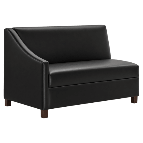 Hudson Modular Booth with Wood Legs