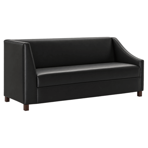 Hudson Modular Booth with Wood Legs