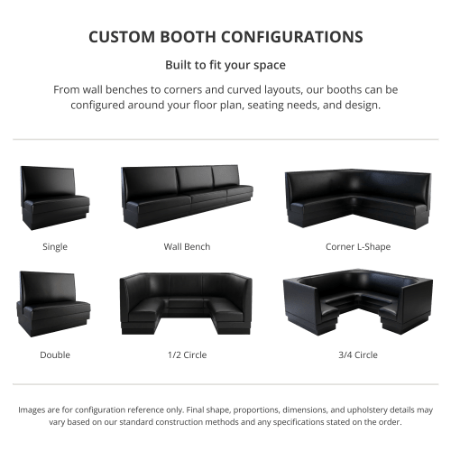 Plain Back Custom Booth