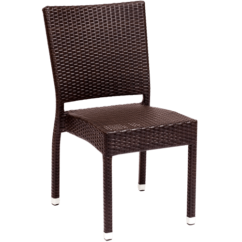 Felix Woven Chocolate Rattan Patio Chair