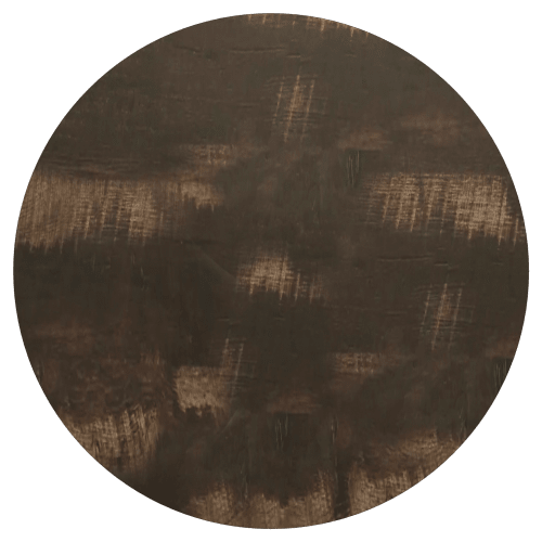 Distressed Dark Walnut Outdoor Resin Table Top with Phenolic Edge