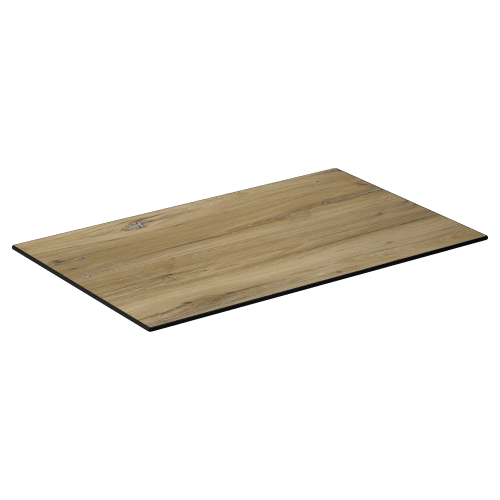 Heritage Oakwood Outdoor Resin Table Top with Phenolic Edge