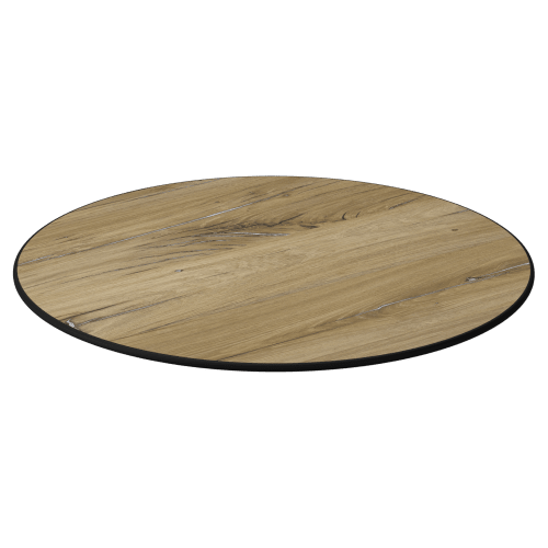 Heritage Oakwood Outdoor Resin Table Top with Phenolic Edge