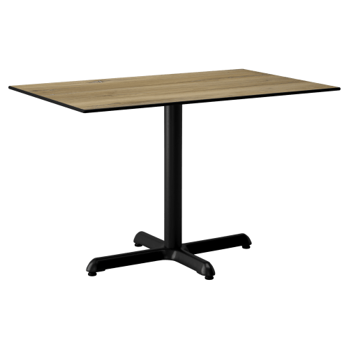 Heritage Oakwood Outdoor Resin Table Top with Phenolic Edge