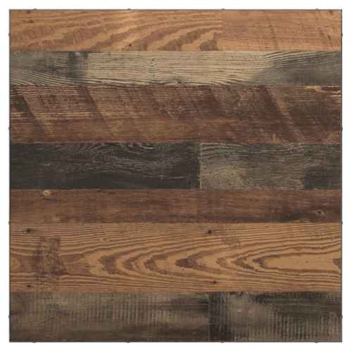 Custom Laminate Table Top with Industrial Steel Edge