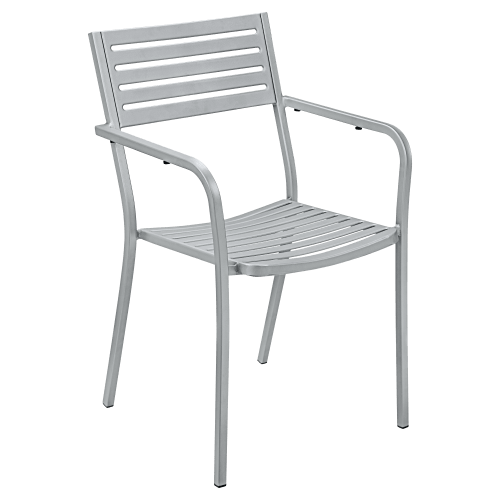 Ella Outdoor Armchair in Titanium Gray