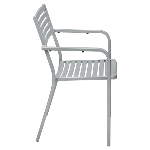 Ella Outdoor Armchair in Titanium Gray