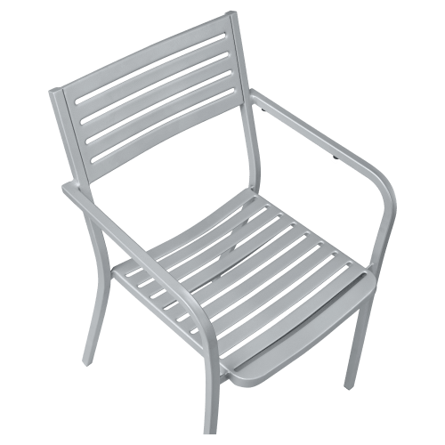 Ella Outdoor Armchair in Titanium Gray