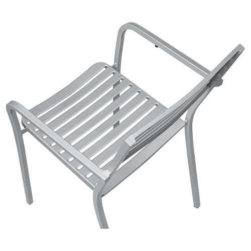 Ella Outdoor Armchair in Titanium Gray