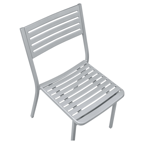Ella Outdoor Chair in Titanium Gray