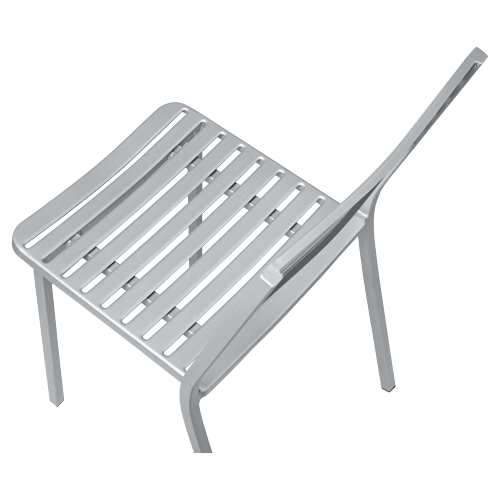 Ella Outdoor Chair in Titanium Gray