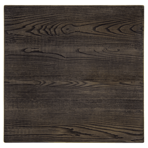 Outdoor Resin Table Top in Dark Walnut Finish