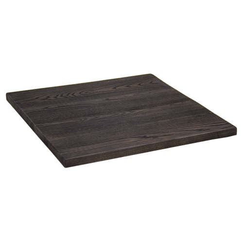  Outdoor Resin Table Top in Dark Walnut Finish