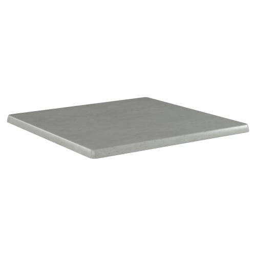 Outdoor Resin Table Top in Industrial Grey Finish