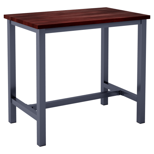 Ottis Bar Height Table Set in Dark Grey Finish