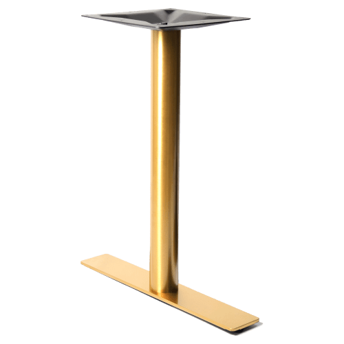 Gold Square Stainless Steel Table Base