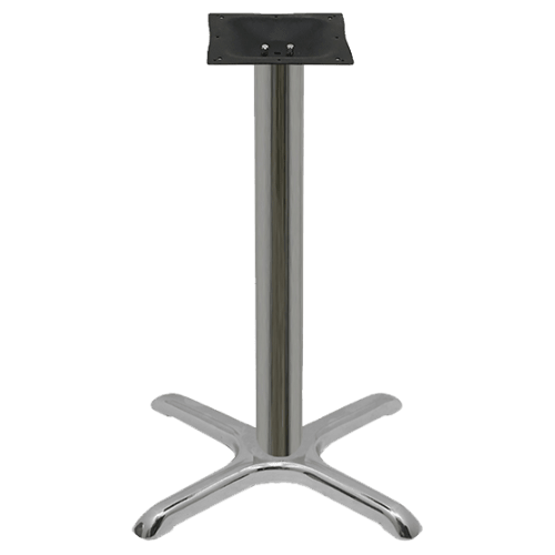 X Prong Chrome Table Bases (30" Table Height)