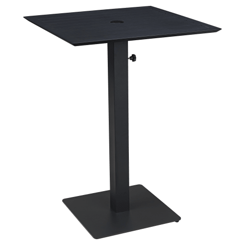 Carlo Outdoor Umbrella Table Base in Black (Bar Height)