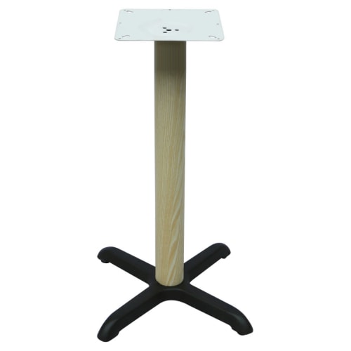 Premium Wood Look X Prong Table Base (42" Bar Height)