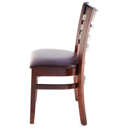 Premium US Made Ladder Back Wood Restaurant Chair