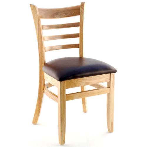 Premium US Made Ladder Back Wood Restaurant Chair