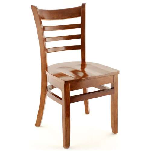 Premium US Made Ladder Back Wood Restaurant Chair