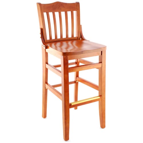 Premium US Made School House Wood Bar Stool
