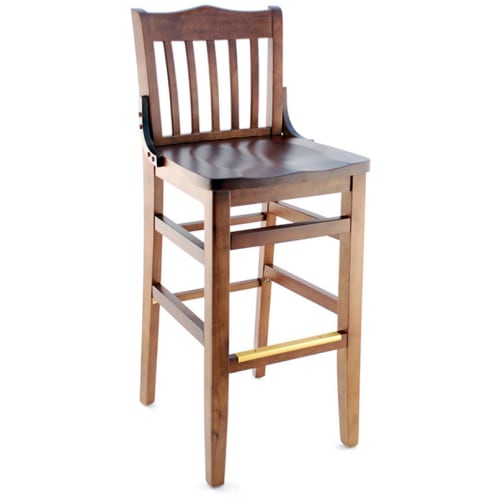 Premium US Made School House Wood Bar Stool