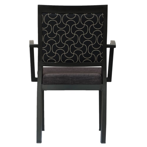 Gifford Wood Grain Aluminum Chair