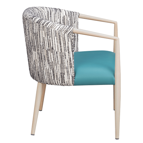 Breniva Curved-Back Armchair
