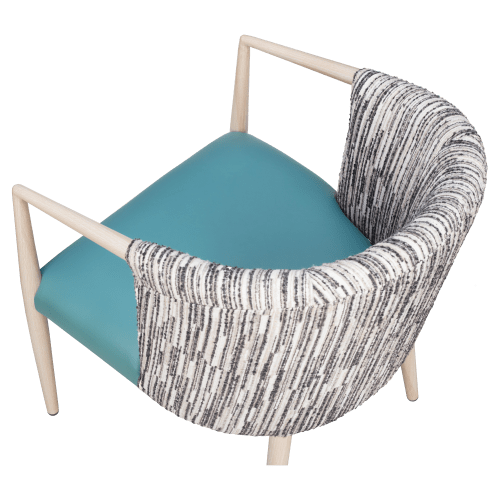 Breniva Curved-Back Armchair