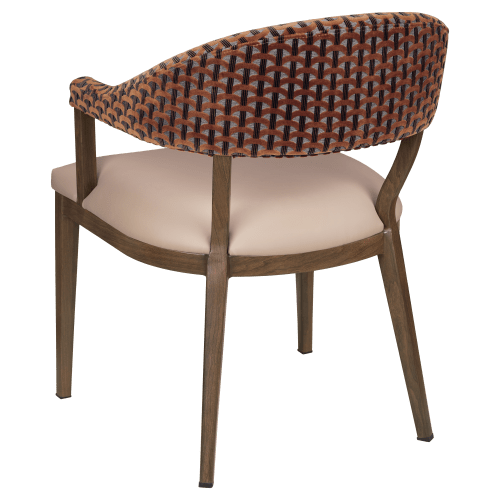 Valro Curved-Back Aluminum Chair