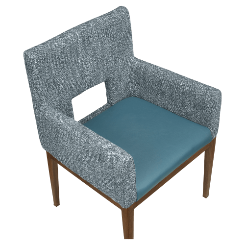 Percy Aluminum Armchair