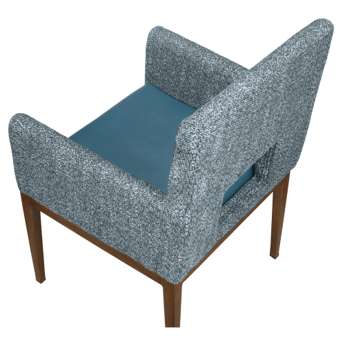 Percy Aluminum Armchair