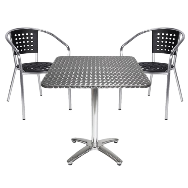 Aluminum Table and Chairs