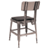 Laurie Bistro-Style Metal Chair in Clear Finish
