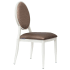 Deco Lotus Back Aluminum Chair
