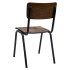French Industrial Metal Chair