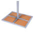 Aluminum Patio Tables with Faux Teak Top