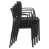 Mesh Resin Patio Arm Chair
