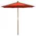 Ventura Wood Commercial Umbrella - 7.5'