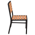 Black Heavy Duty Faux Teak Patio Chair