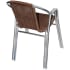 Aluminum and Rattan Patio Chair 