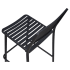 Ella Outdoor Bar Stool in Black