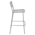 Ella Outdoor Bar Stool in Titanium Gray