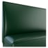 U Shaped Half Circle Plain Back Booth in Forest Green Vinyl