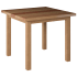 Solid Wood Plank Table Top with Wood Legs - Natural wood finish
